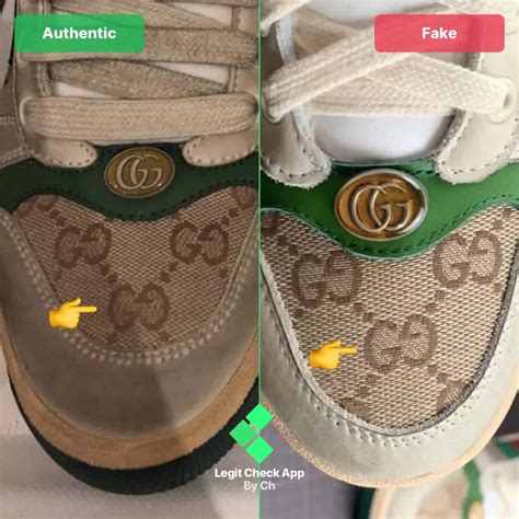 original gucci shoes vs fake|how to check gucci shoes.